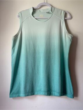 Slazenger XL Women’s Mint Green Ombre Sleeveless Tank Top Golf
